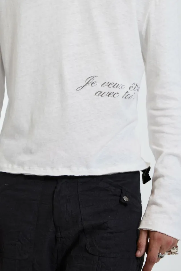 034I Want To Be With You034 Tee White Men Jaded London TShirts