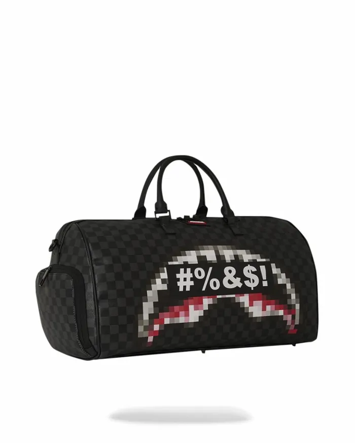039WHAT THE BEEP039 SHARK DUFFLE Bags SPRAYGROUND
