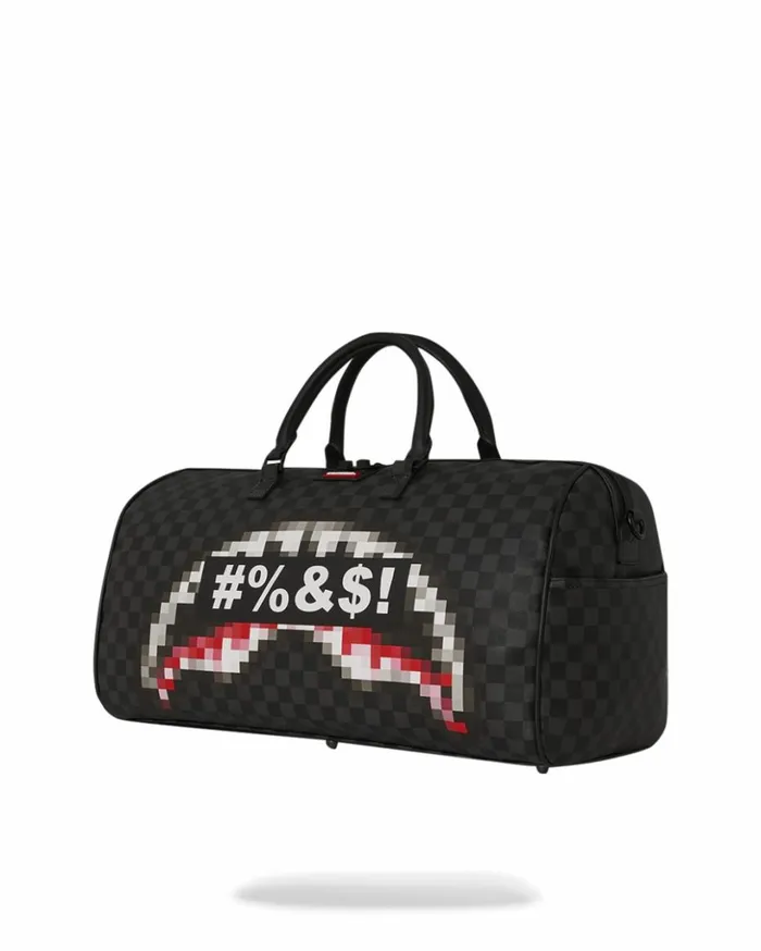 039WHAT THE BEEP039 SHARK DUFFLE Bags SPRAYGROUND