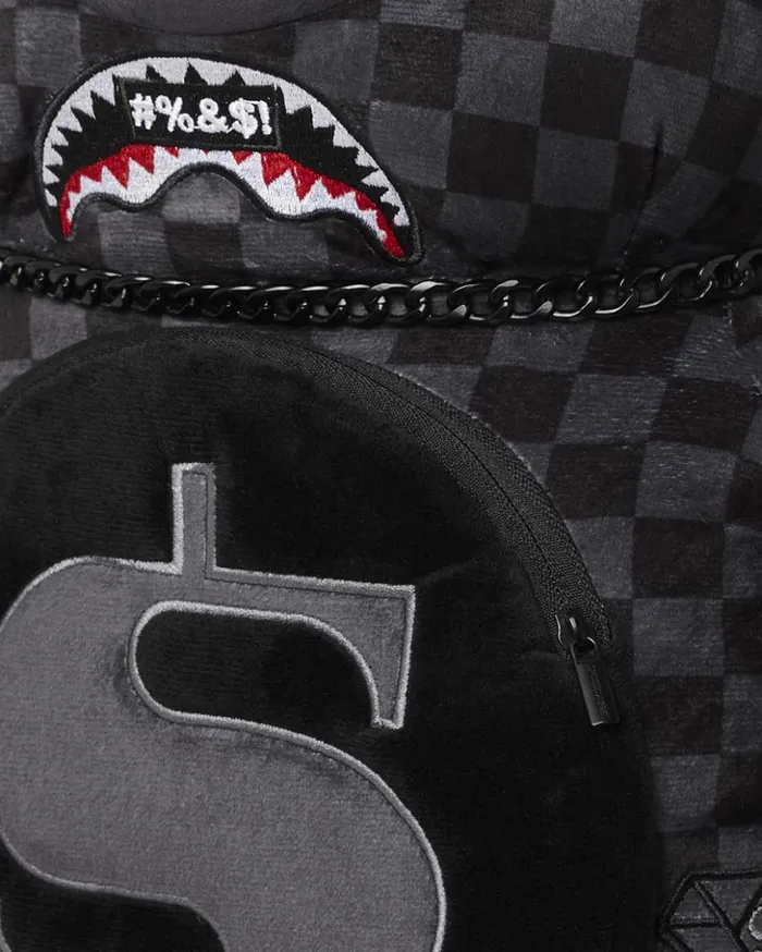 039WHAT THE BEEP039 SHARK MONEYBEAR TEDDYBEAR BACKPACK Bags SPRAYGROUND