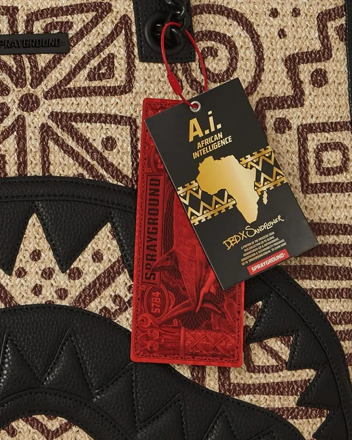 AI PALM MIRAGE SHARK LUXE BEACH TOTE Bags SPRAYGROUND
