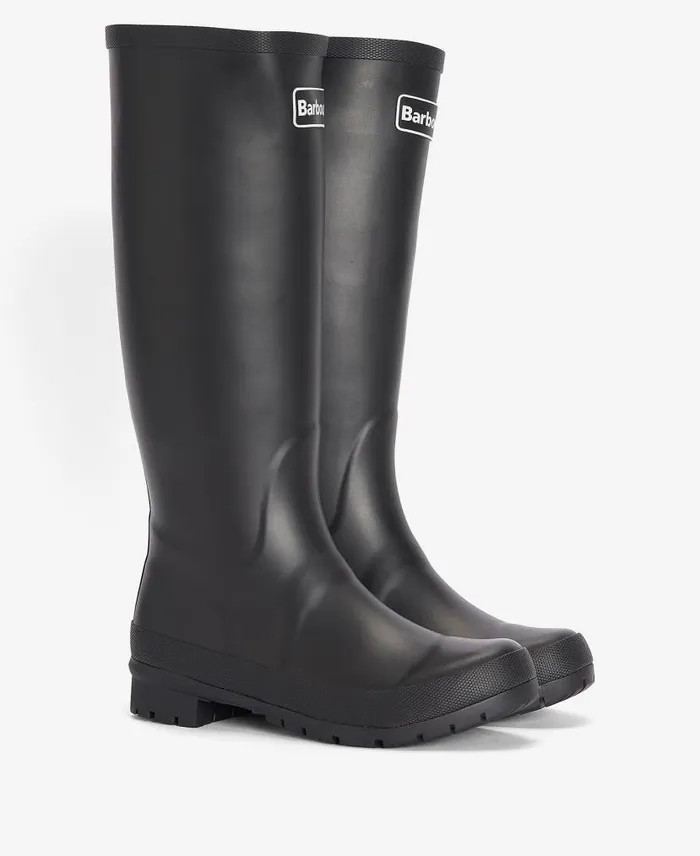 Abbey Wellington Boots Black Women Barbour Wellingtons