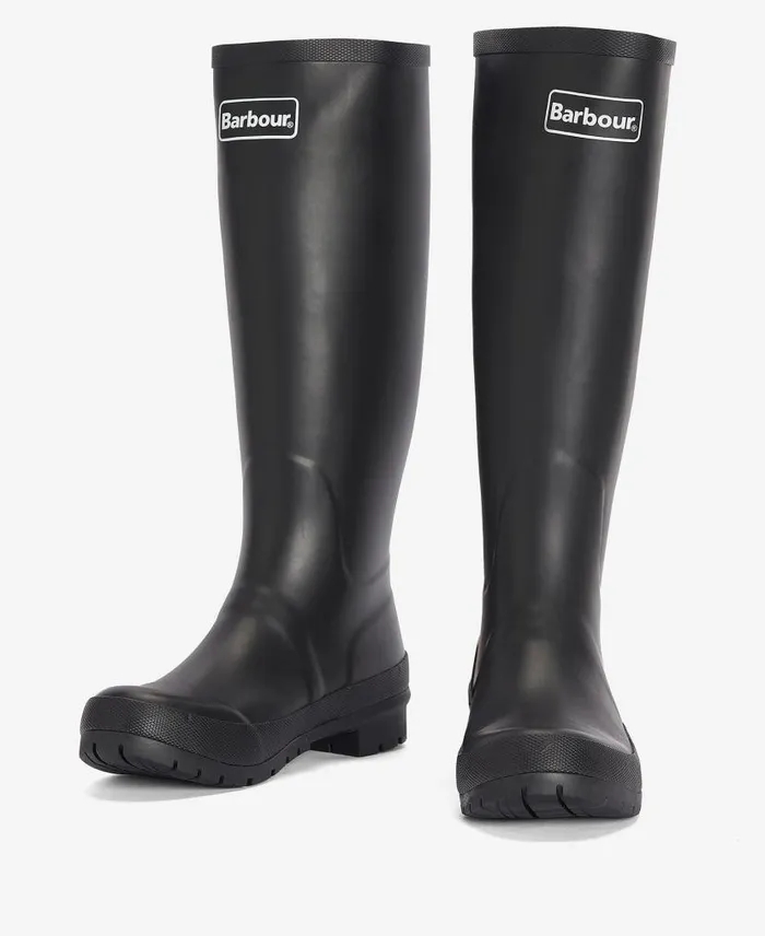 Abbey Wellington Boots Black Women Barbour Wellingtons