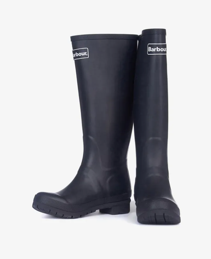 Abbey Wellington Boots Black Women Barbour Wellingtons