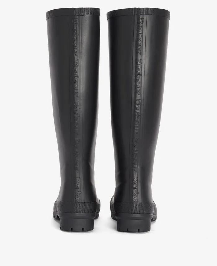 Abbey Wellington Boots Black Women Barbour Wellingtons