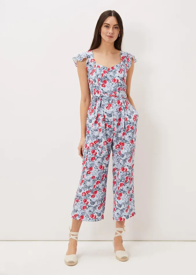 Abbiana Tulip Jumpsuit Multicoloured Women Phase Eight Dresses