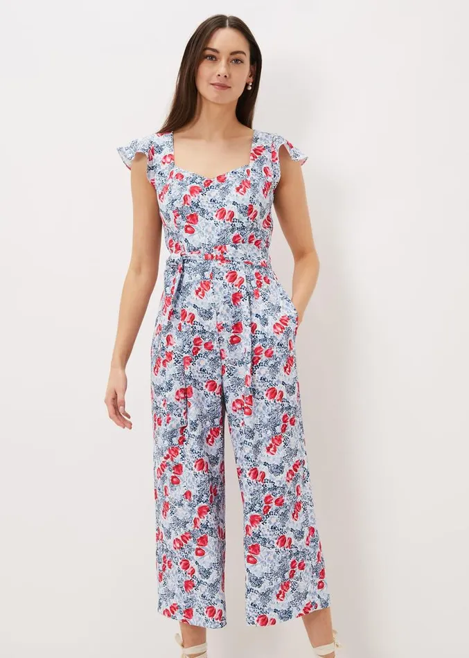 Abbiana Tulip Jumpsuit Multicoloured Women Phase Eight Dresses
