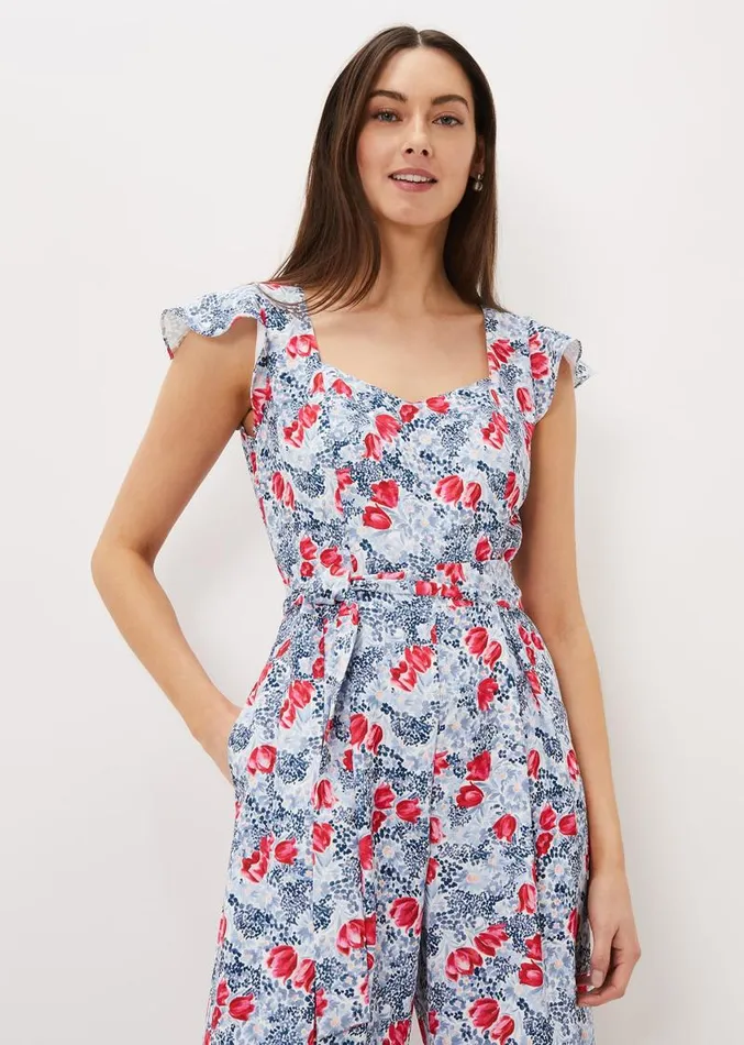 Abbiana Tulip Jumpsuit Multicoloured Women Phase Eight Dresses
