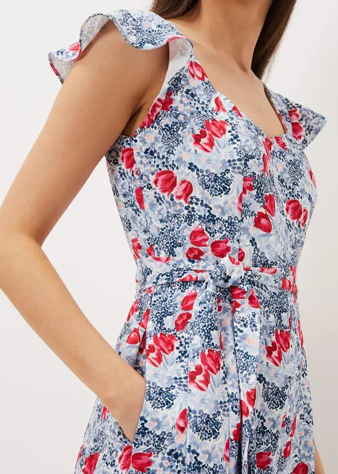 Abbiana Tulip Jumpsuit Multicoloured Women Phase Eight Dresses