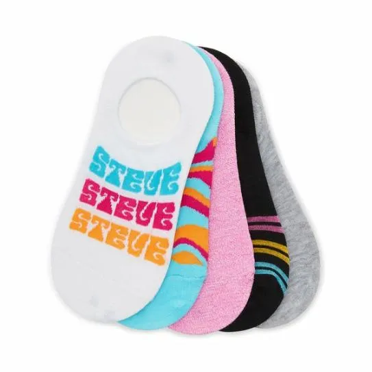 Accessories GROOVY SNEAKER SOCKS WHITE MULTI White Multi Steve Madden Socks and Tights