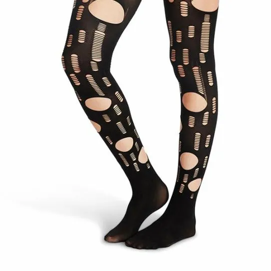 Accessories LRIPPED BLACK TIGHT SINGLE Black Steve Madden Socks and Tights Accessories LRIPPED BLACK TIGHT SINGLE Black Steve Madden Socks and Tights