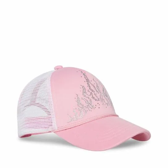 Accessories STONE FLAME TRUCKER HAT PINK Pink Steve Madden Hats Scarves and Gloves Accessories STONE FLAME TRUCKER HAT PINK Pink Steve Madden Hats Scarves and Gloves