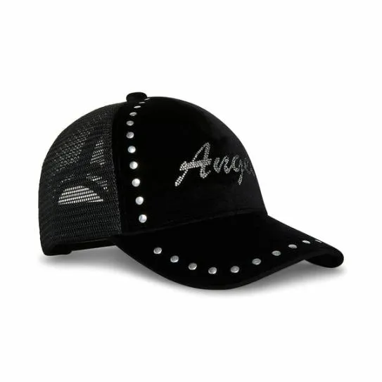Accessories VELVET ANGEL TRUCKER HAT BLACK Black Steve Madden Hats Scarves and Gloves Accessories VELVET ANGEL TRUCKER HAT BLACK Black Steve Madden Hats Scarves and Gloves