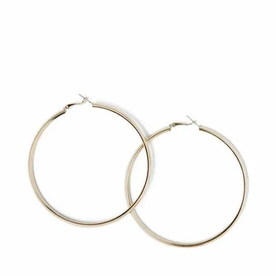 Accessories WIDE HOOPS GOLD Gold Steve Madden Jewelry