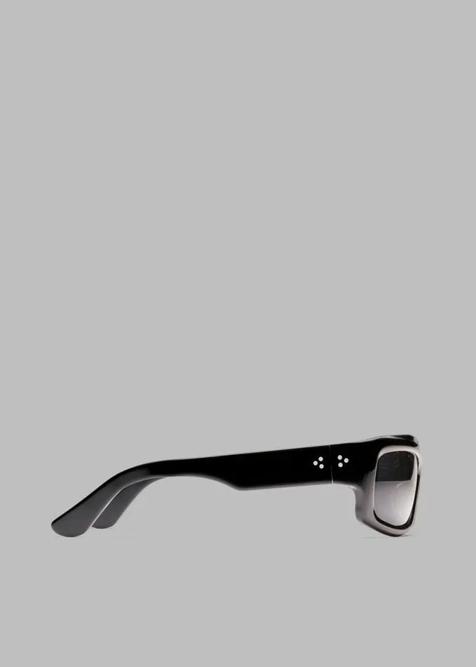 Accessories WomenMen The Frankie Shop Port Tanger Addis Sunglasses 8211 Black AcetateBlack Lens