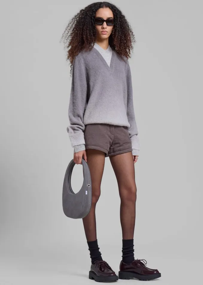 Accessories Women The Frankie Shop Coperni Crossbody Swipe Bag 8211 Grey