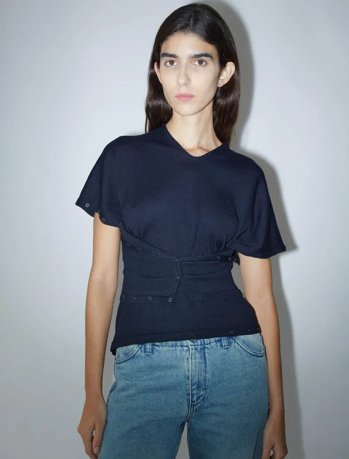 Adelina Navy Women Paloma Wool Tops
