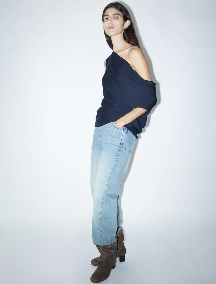 Adelina Navy Women Paloma Wool Tops