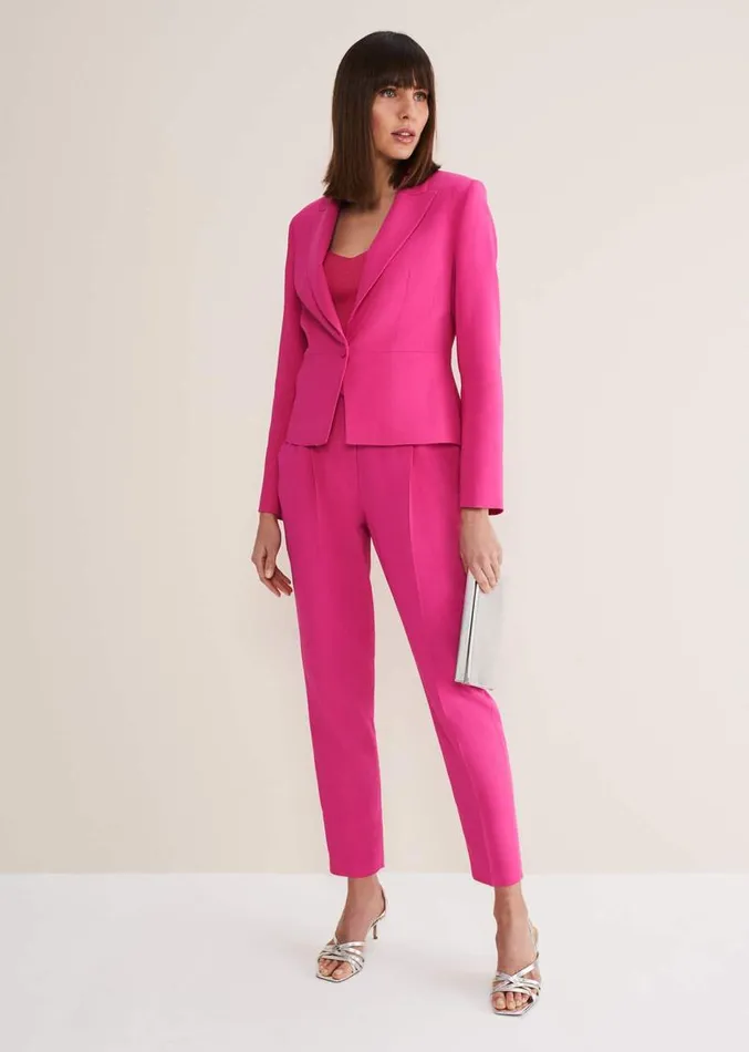 Adria Pink Blazer Hot Pink Women Phase Eight Jackets