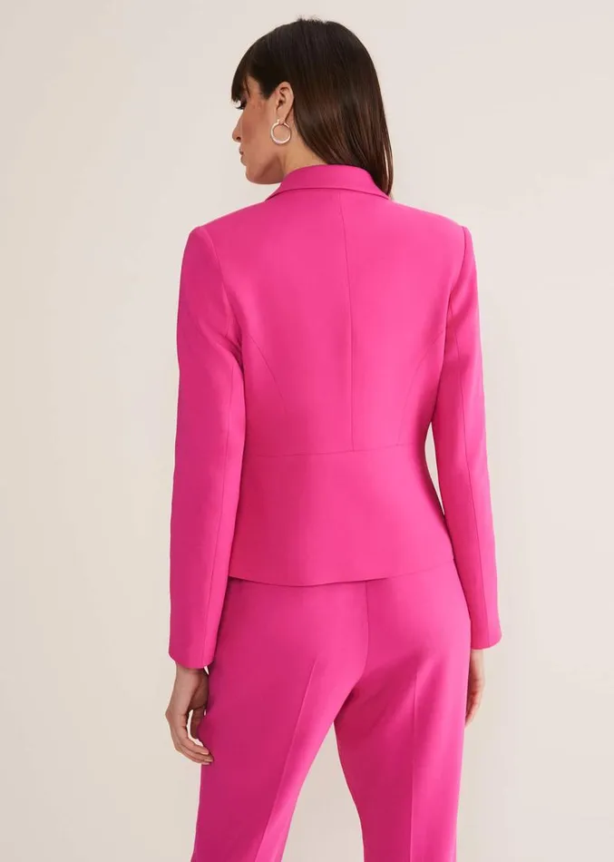 Adria Pink Blazer Hot Pink Women Phase Eight Jackets