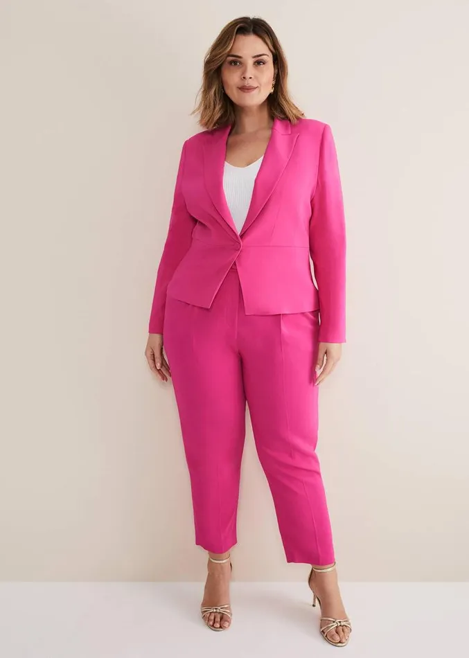 Adria Pink Blazer Hot Pink Women Phase Eight Jackets