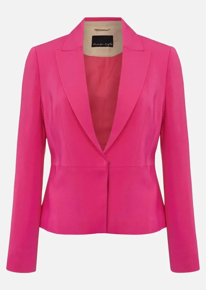 Adria Pink Blazer Hot Pink Women Phase Eight Jackets