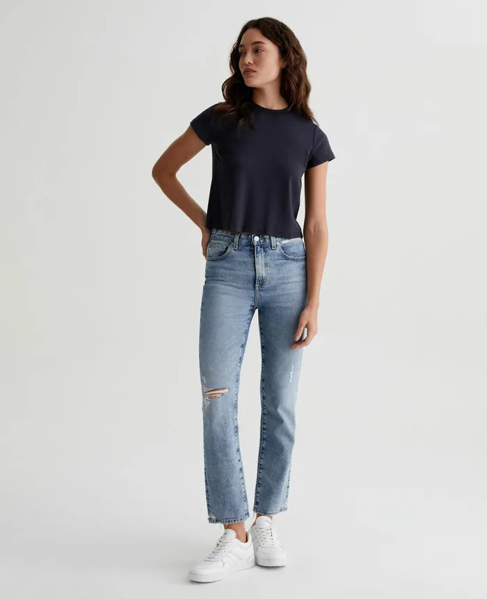 AG Jeans Denim Women Saige Crop 22 YEARS DRIFTWOOD