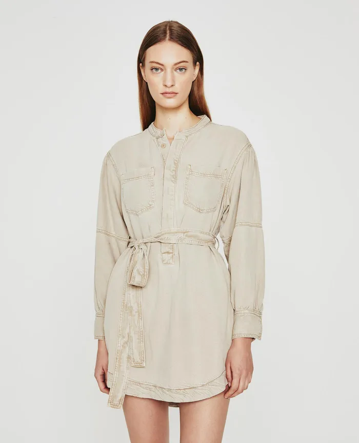 AG Jeans Dresses and More Women Poppy Dress SULFUR DRY DUST AG Jeans Dresses and More Women Poppy Dress SULFUR DRY DUST
