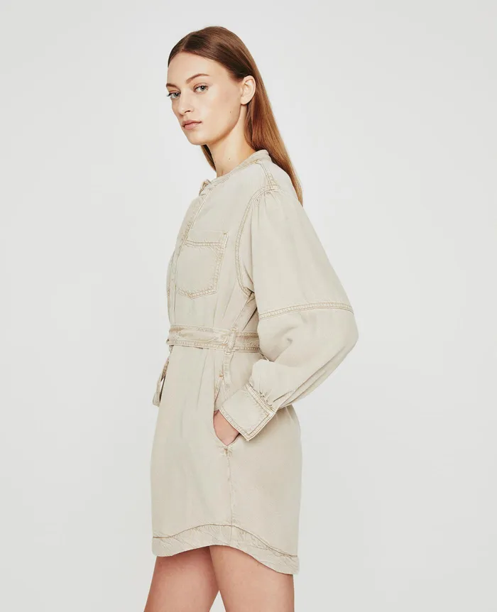 AG Jeans Dresses and More Women Poppy Dress SULFUR DRY DUST AG Jeans Dresses and More Women Poppy Dress SULFUR DRY DUST