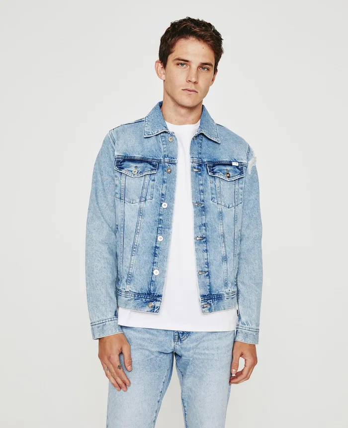 AG Jeans Jackets Men Dart Jacket 22 YEARS TALLAHASSEE DESTRUCTE