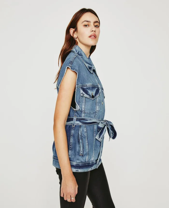 AG Jeans Jackets Women Kendrix Vest MINERAL AG Jeans Jackets Women Kendrix Vest MINERAL