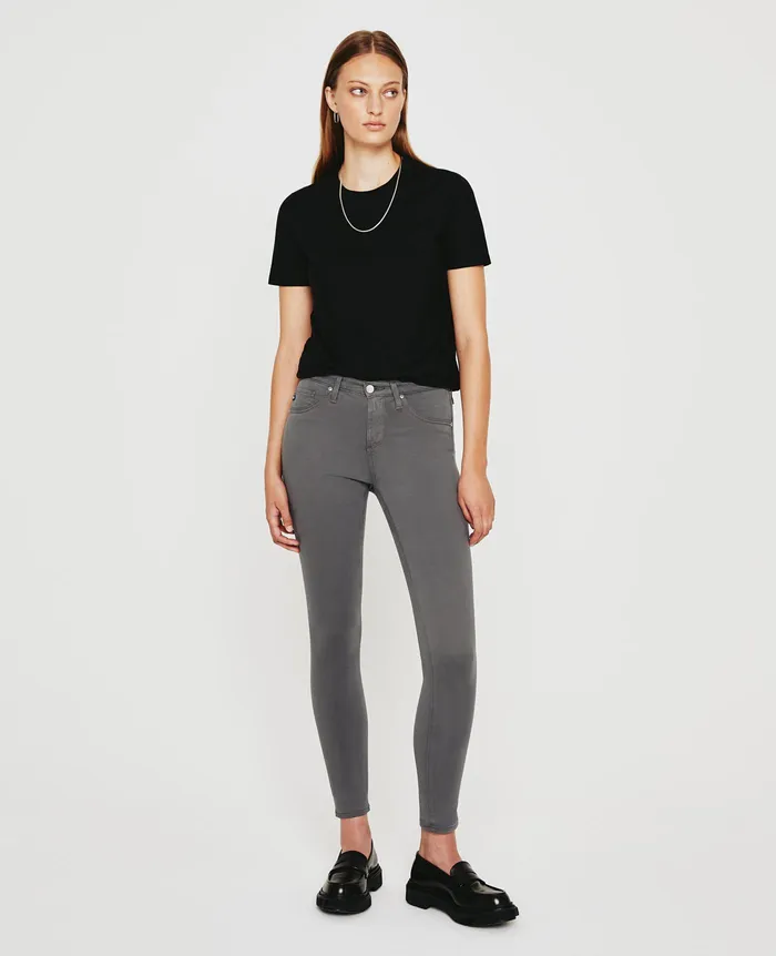 AG Jeans Pants Women Legging Ankle FOLKESTONE GREY