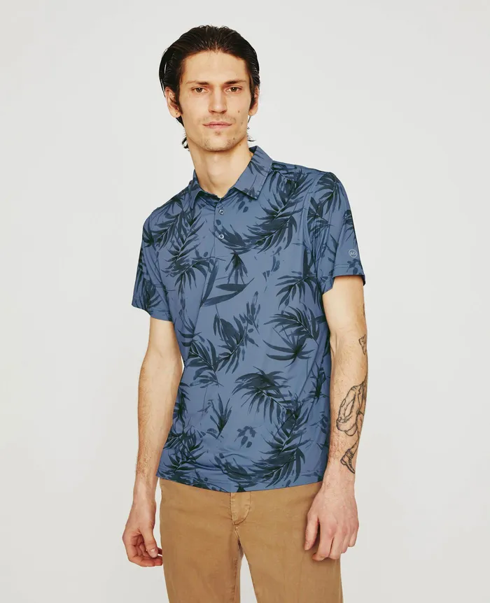 AG Jeans Polos Men Bryce Polo BREEZE INDIGO MULTI