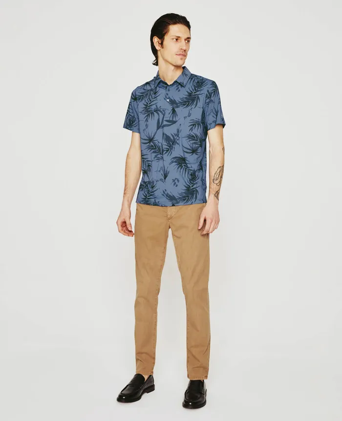 AG Jeans Polos Men Bryce Polo BREEZE INDIGO MULTI AG Jeans Polos Men Bryce Polo BREEZE INDIGO MULTI
