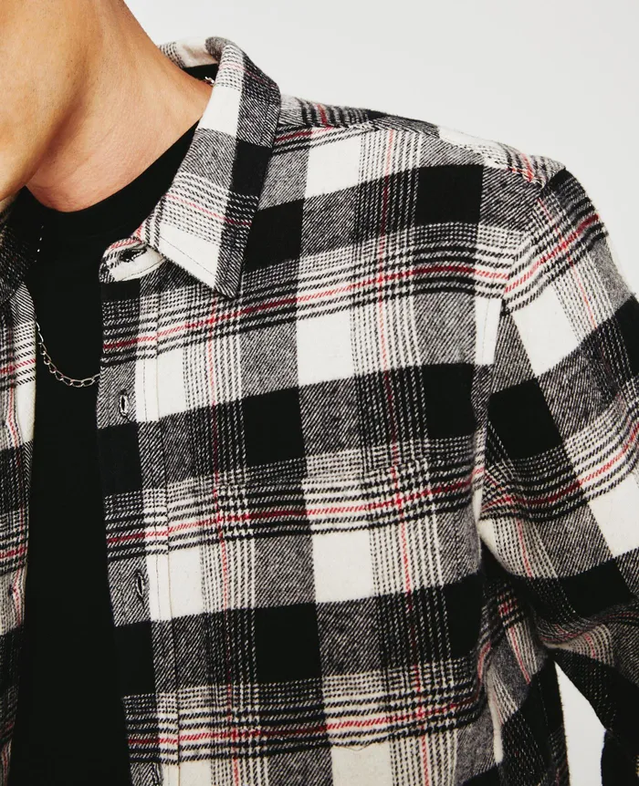 AG Jeans Shirts Men Aiden Shirt FIELD PLAID BLACK MULTI AG Jeans Shirts Men Aiden Shirt FIELD PLAID BLACK MULTI