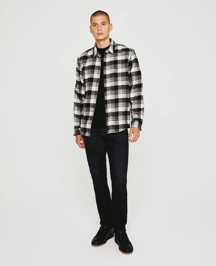 AG Jeans Shirts Men Aiden Shirt FIELD PLAID BLACK MULTI AG Jeans Shirts Men Aiden Shirt FIELD PLAID BLACK MULTI