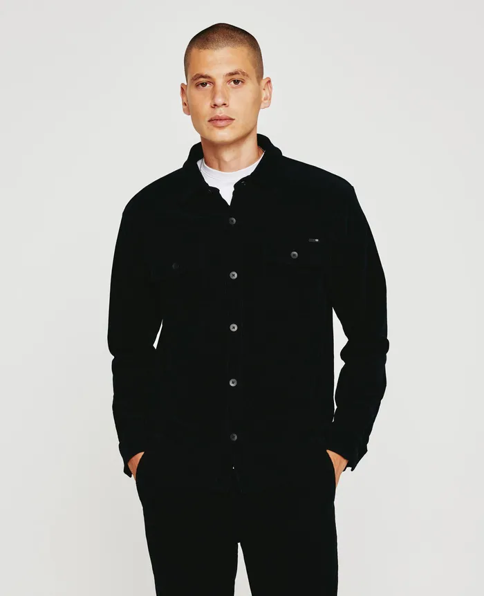 AG Jeans Shirts Men Elias Shirt Jacket PURE BLACK AG Jeans Shirts Men Elias Shirt Jacket PURE BLACK