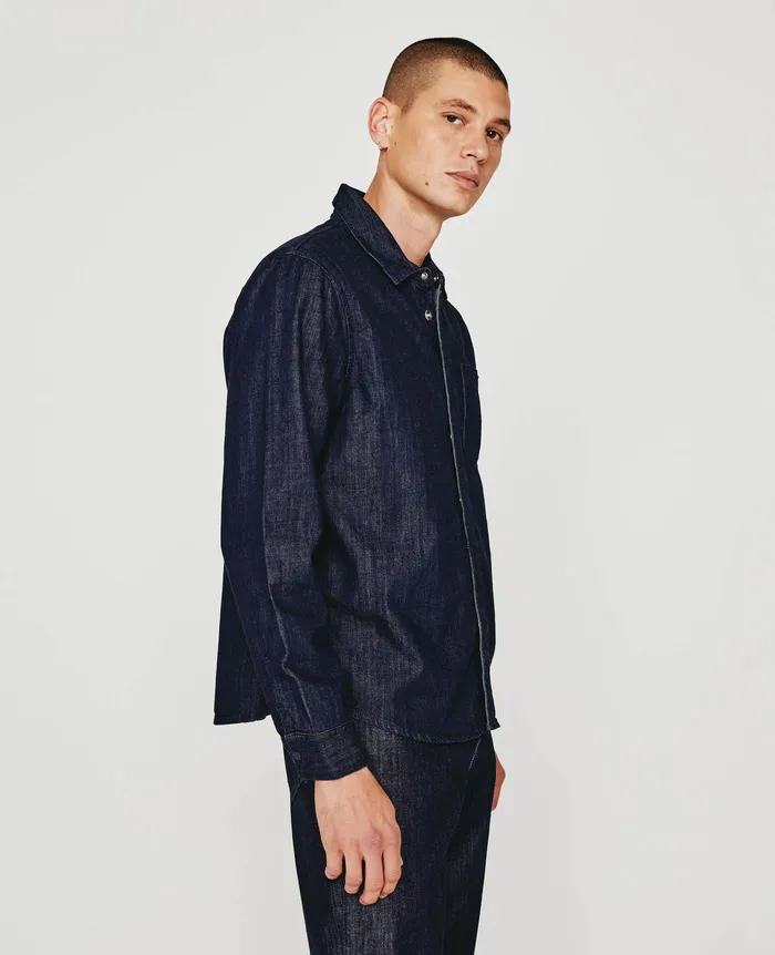 AG Jeans Shirts Men Wayne Shirt MONOCHROME AG Jeans Shirts Men Wayne Shirt MONOCHROME