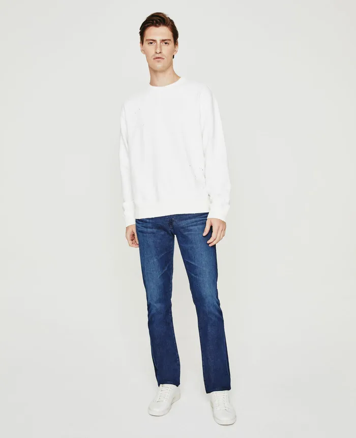 AG Jeans Sweatshirts Men Arc Crew STONE DOT WHITE MULTI AG Jeans Sweatshirts Men Arc Crew STONE DOT WHITE MULTI