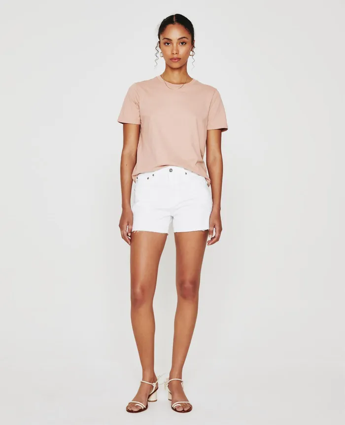 AG Jeans Tees and Tanks Women Jagger Crew ROSE CLOUD