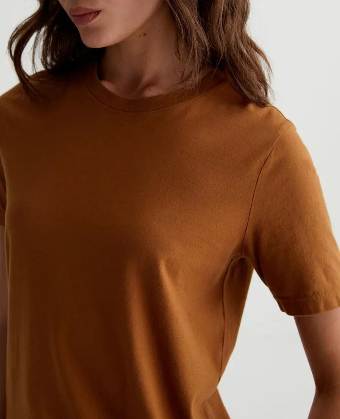AG Jeans Tees and Tanks Women Jagger Crew TREE BARK AG Jeans Tees and Tanks Women Jagger Crew TREE BARK