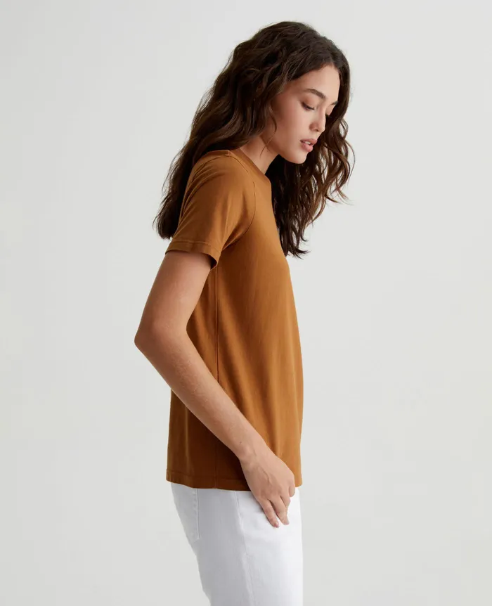 AG Jeans Tees and Tanks Women Jagger Crew TREE BARK AG Jeans Tees and Tanks Women Jagger Crew TREE BARK