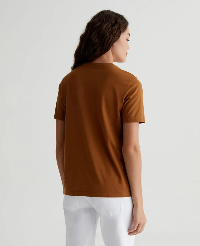 AG Jeans Tees and Tanks Women Jagger Crew TREE BARK AG Jeans Tees and Tanks Women Jagger Crew TREE BARK
