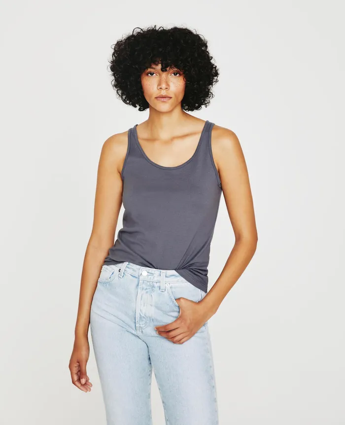 AG Jeans Tees and Tanks Women Jagger Tank SLATE SKY