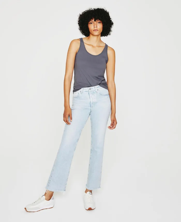 AG Jeans Tees and Tanks Women Jagger Tank SLATE SKY AG Jeans Tees and Tanks Women Jagger Tank SLATE SKY