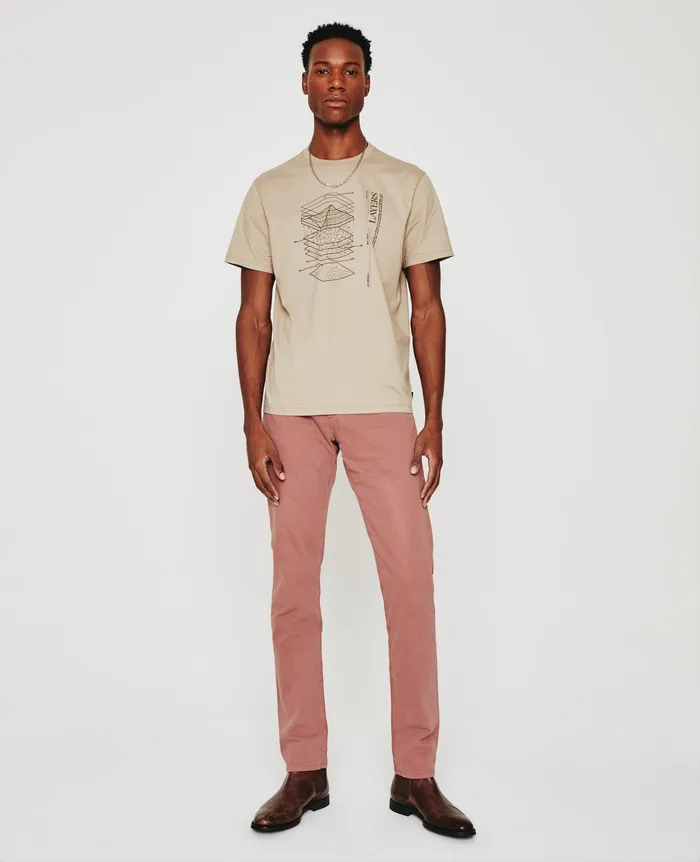 AG Jeans Tees Men Bryce Crew LAYER DRY DUST AG Jeans Tees Men Bryce Crew LAYER DRY DUST