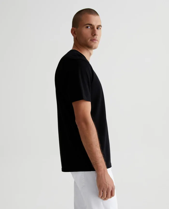 AG Jeans Tees Men Bryce Crew TRUE BLACK AG Jeans Tees Men Bryce Crew TRUE BLACK