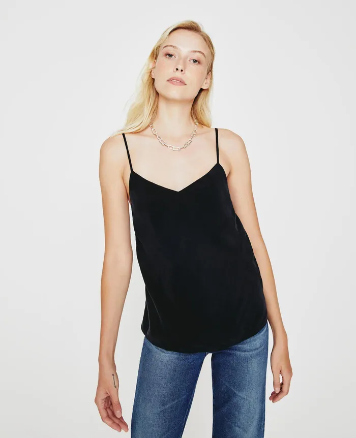 AG Jeans Tops and Shirts Women Scarlet Cami TRUE BLACK