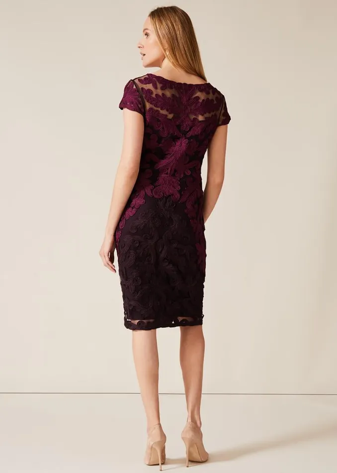 Aida Tapework Lace Dress Port Women Phase Eight Dresses