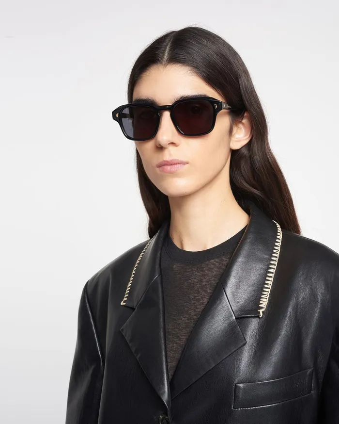 Aiza BioPlastic Sunglasses Black WomenMen Nanushka Eyewear